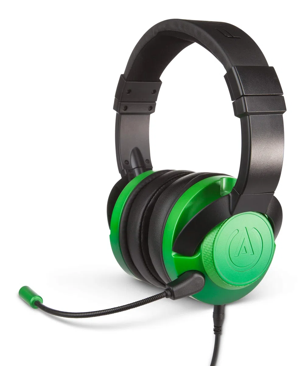 PowerA Fusion Cuffie da Gioco Cablate con Microfono Staccabile - Compatibili con PlayStation 4, Xbox (One, One X, One S, 360), Nintendo Switch, Mac, Android, IOS, Verde Smeraldo Sfumato