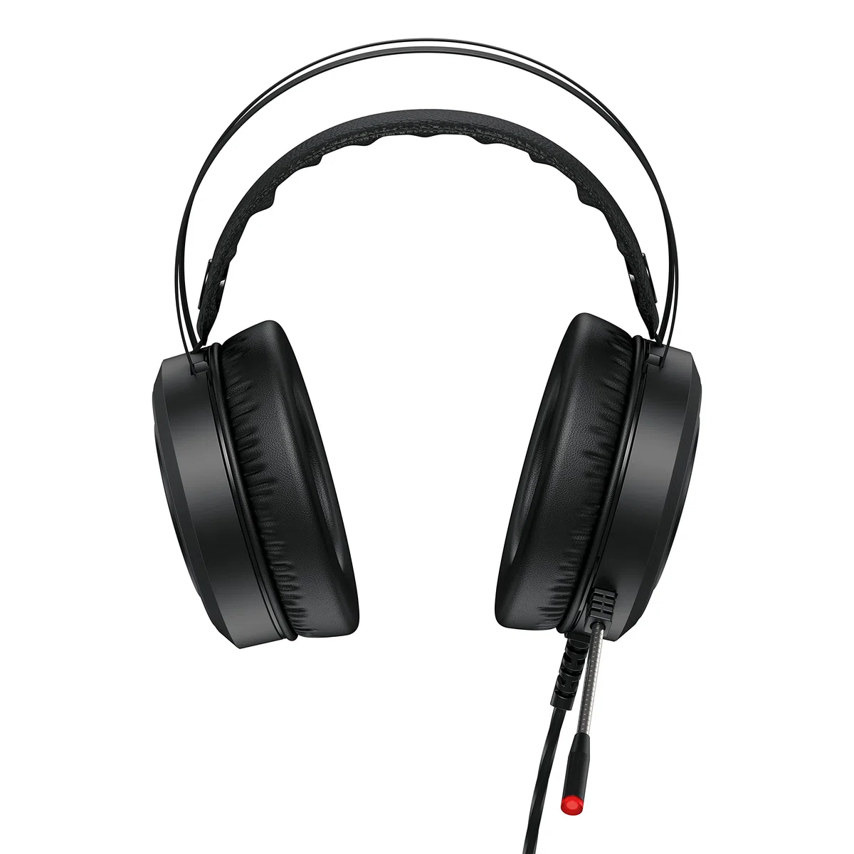 Cooler Master CH321 Cuffie Gaming Over-Ear - Driver Audio al Neodimio da 50mm, Microfono Omnidirezionale, Padiglioni Rimovibili in Pelle PU, Compatibile con PC e Console - USB tipo A