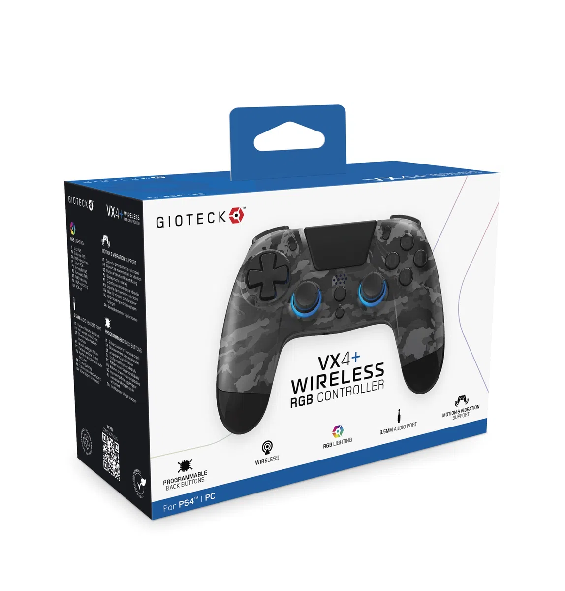 GIOTECK WX4+ Wireless RGB Controller