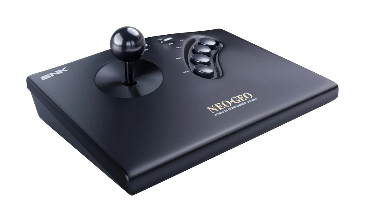 Neo Geo AES+ Arcade Stick Wireless Black