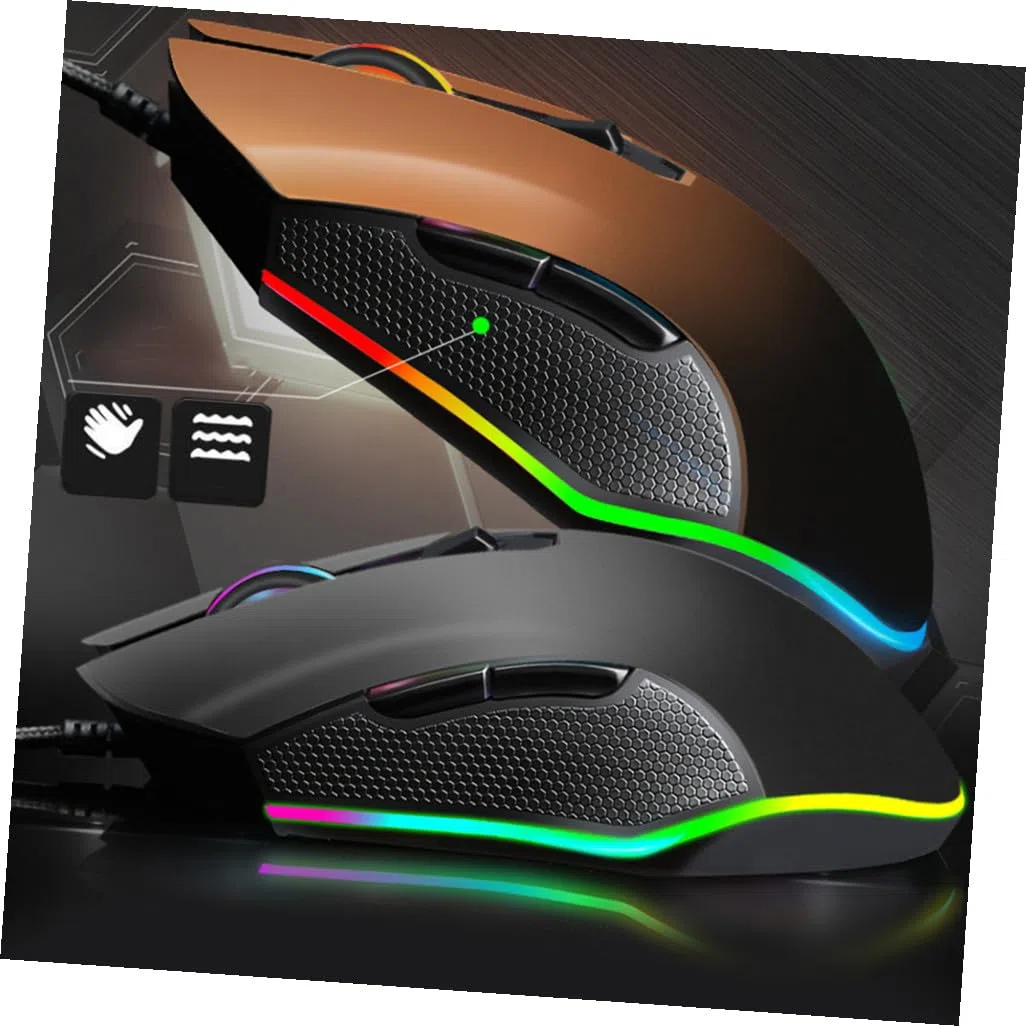 Gadpiparty Tastiera da Gioco Retroilluminata con Mouse, Set per Videogiochi per Ragazzo Ragazza e Intrattenimento Domestico, Design Compatto con Funzionamento Preciso e Facile Installazione