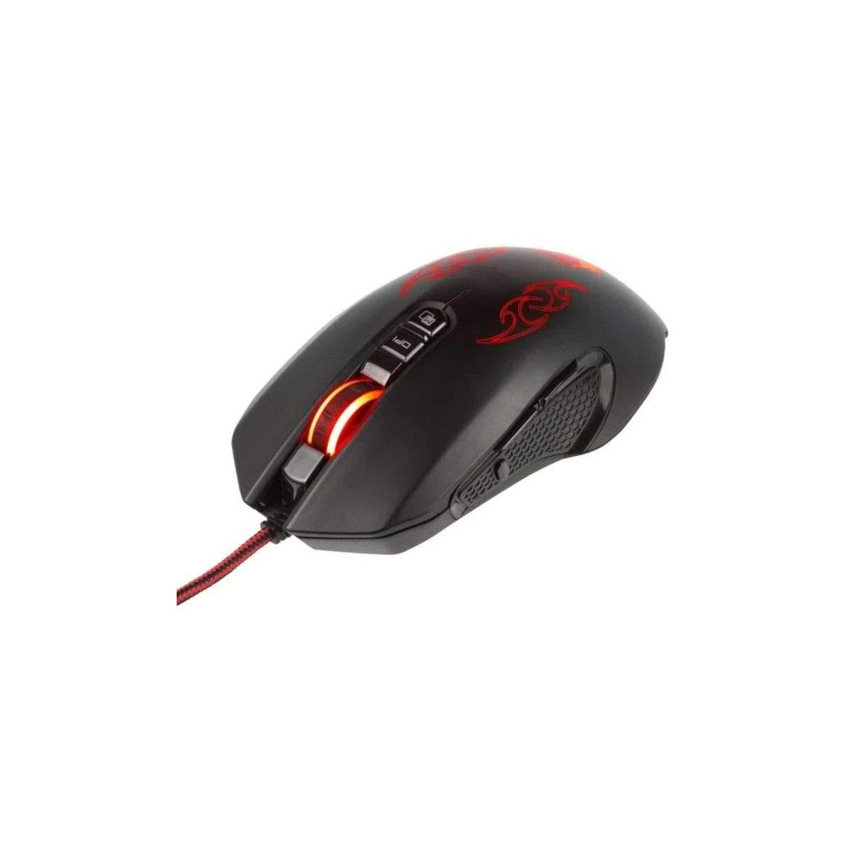 Konix Mouse cablato Drakkar Hœnir per PC da gioco - 8 pulsanti - frequenza 1000 Hz - risoluzione 3200 DPI - retroilluminazione a 4 colori