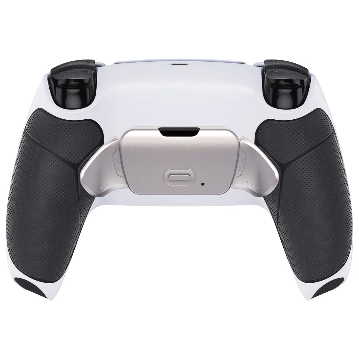 eXtremeRate Rise V3 Remap Kit per ps5 Controller BDM-030/040/050,2 Palette Metallo Programmabile per ps5 Joystick,Back Button Paddles Tasti Posteriori Cover Grip Gommato,Senza Joypad,Bianco Nero