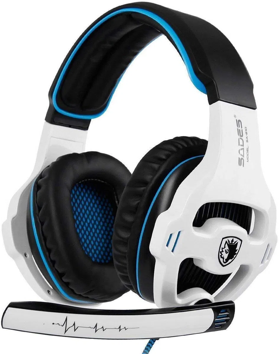 Sades SA810 Xbox One PS4 stereo cuffie da gioco con microfono e cancellazione del rumore e controllo del volume per New Xbox One/PC/MAC/PS4/tavolo/Phone