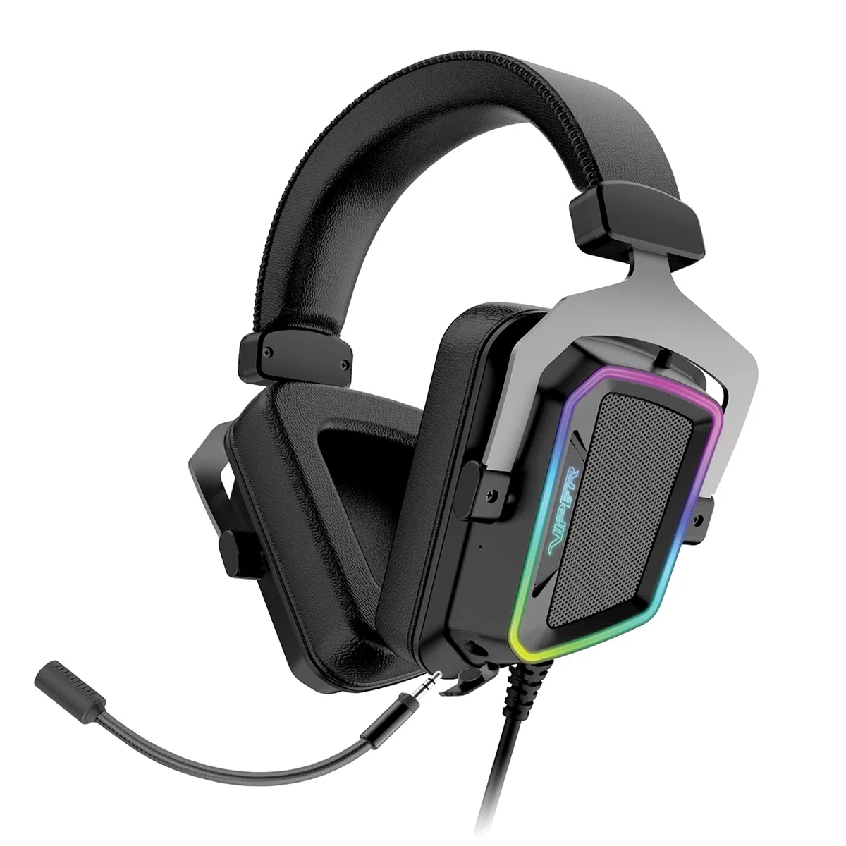 Patriot Memory Viper V380 Cuffia Gaming con microfono ENC Retroiluminazione RGB Suono Surround 7.1 Connettore USB - PV3807UMXEK