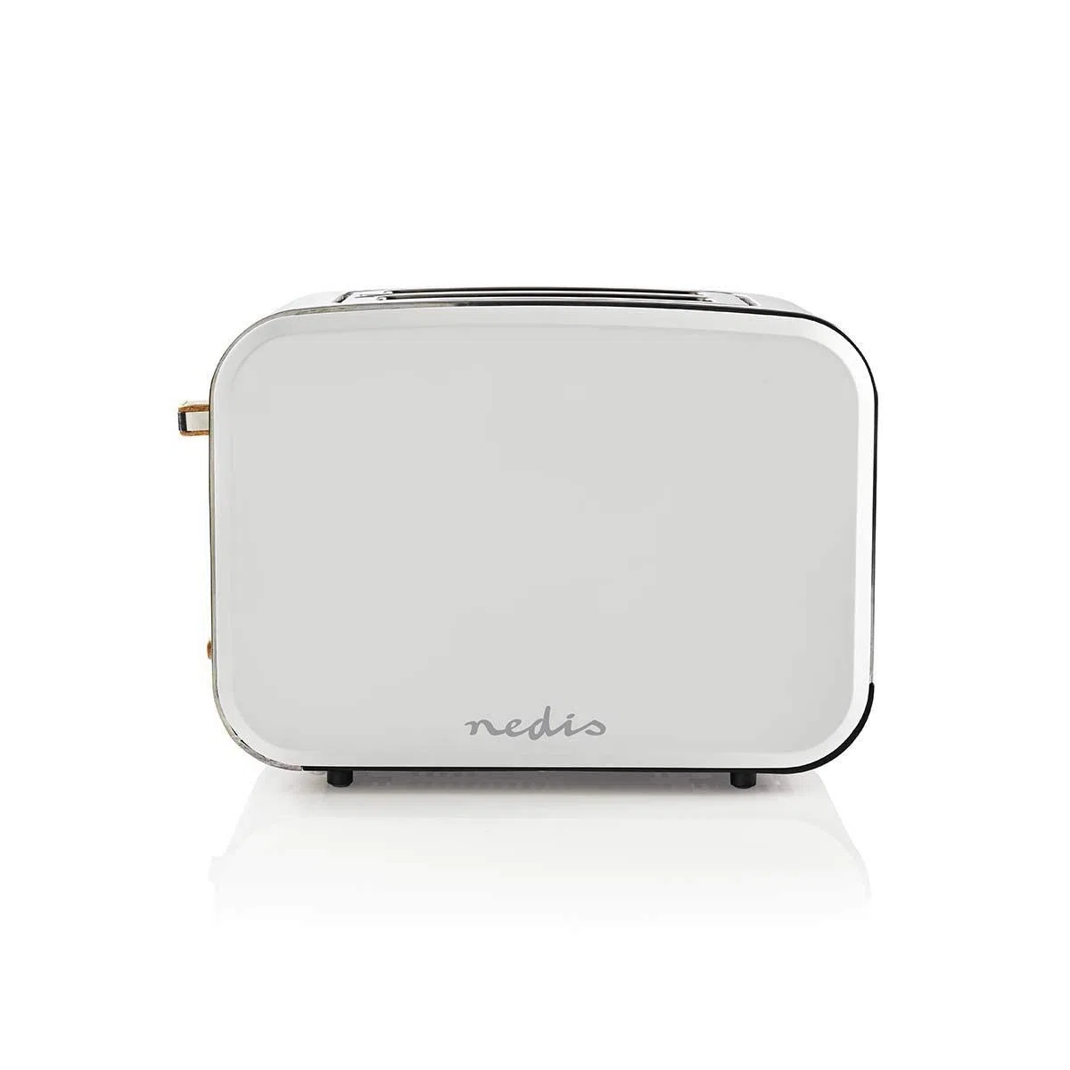 Nedis Tostapane 2 Fessure, Morbide Al Tatto, Colore: Bianco