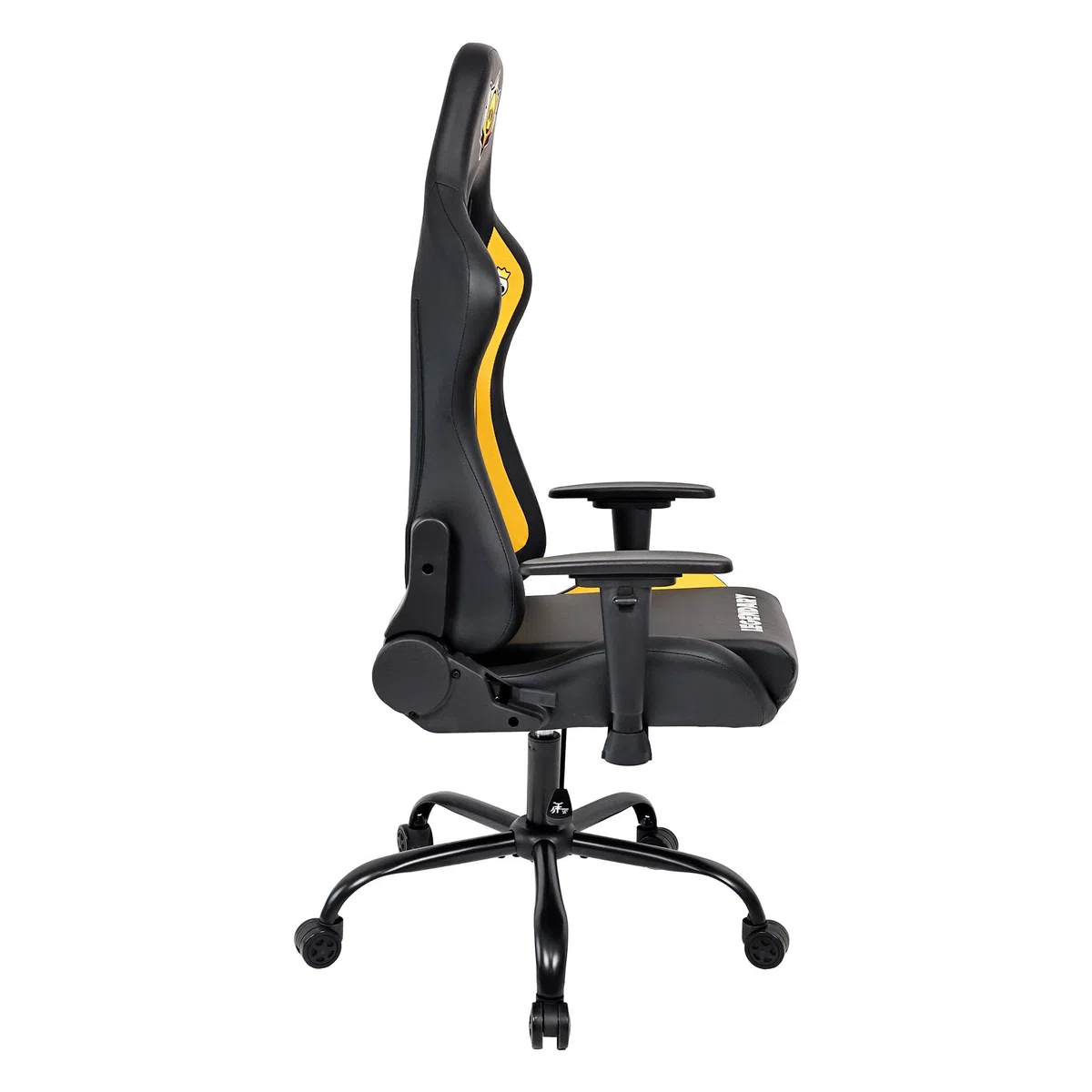 SUBSONIC Sedia Gaming Brawl Stars, Ergonomica da Ufficio, Nero, Similpelle, Braccioli 3D Regolabili, Altezza 46-56cm, Supporto Lombare, Carico Massimo 110kg