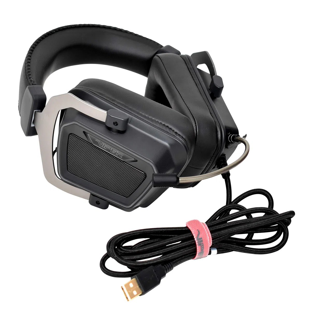 Patriot Memory Viper V380 Cuffia Gaming con microfono ENC Retroiluminazione RGB Suono Surround 7.1 Connettore USB - PV3807UMXEK