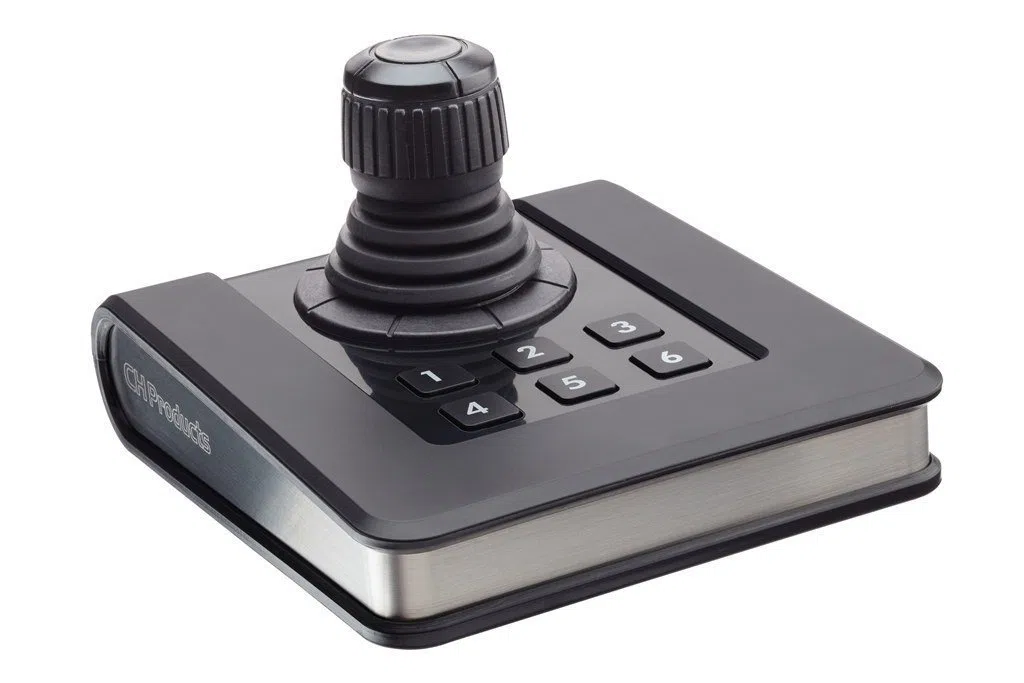 CH Products 100-350 Joystick PC Nero periferica di Gioco