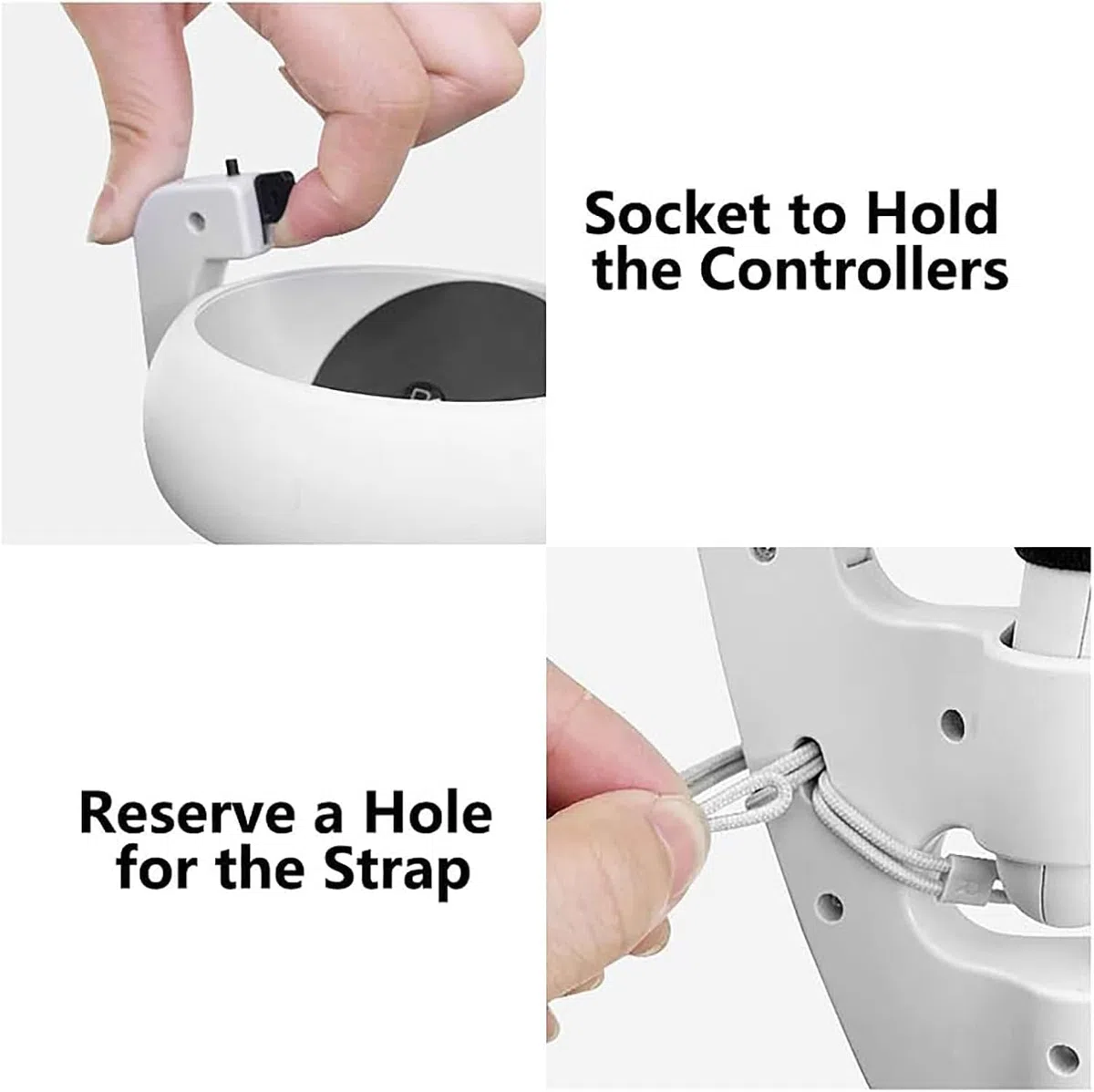 Immersive VR Golf Handle Attaccamento con copertura migliorata del controller Grip per un gioco di swing più realistico e preciso