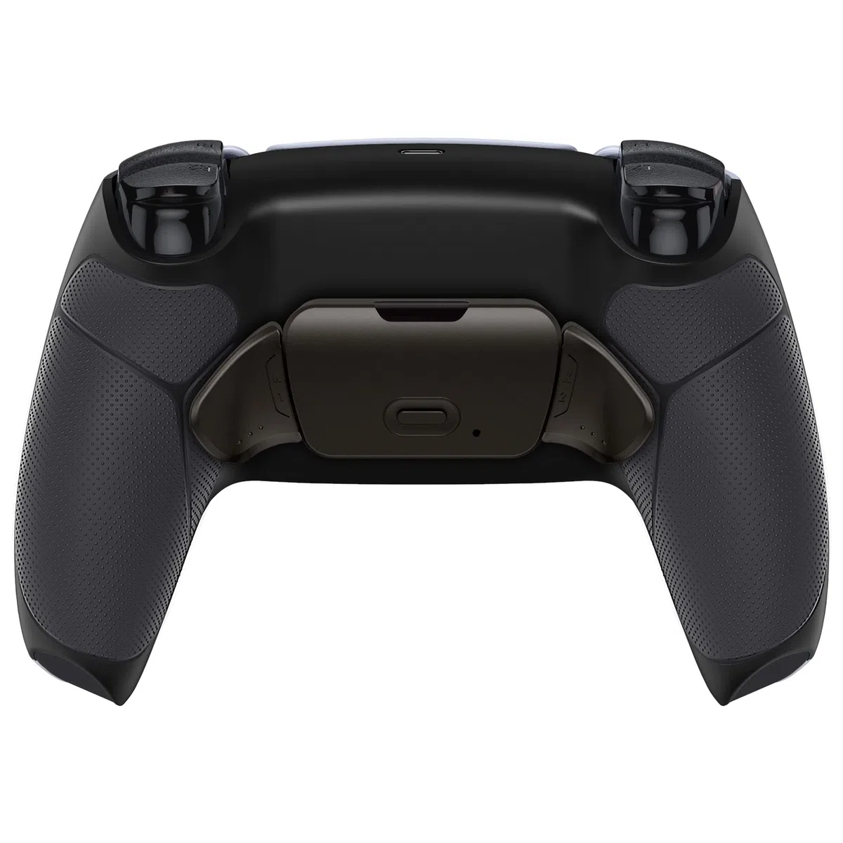 eXtremeRate RISE V3 Remap Kit Programmabile per ps5 Controller BDM-030/040/050,Palette Metallo Back Button Tasti Posteriore Cover Grip Gommato per ps5 Joystick-Senza Controller-Nero