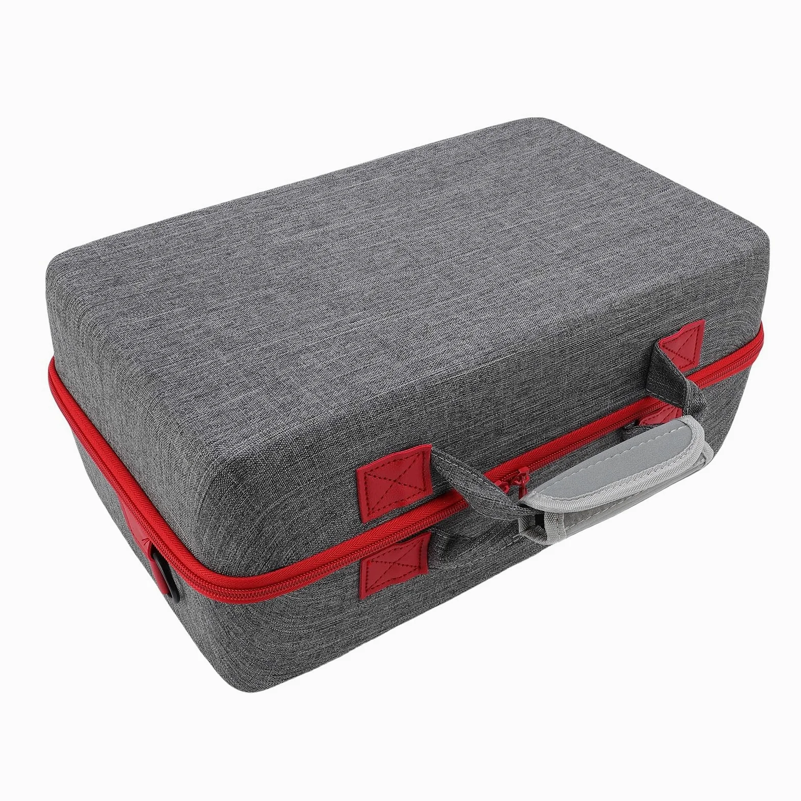Custodia Rigida per Console SLIM Custodia Rigida per Viaggi, Controller, Cuffie, Cavi USB, Nylon Impermeabile per Giocatori (GRAY)