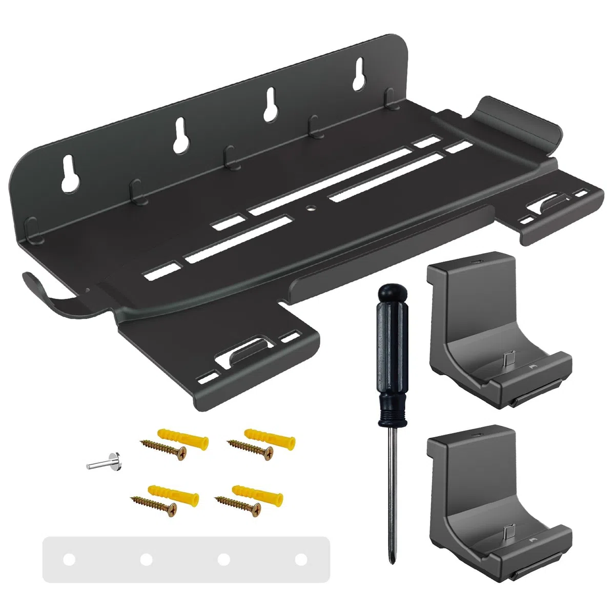 Supporto di ricarica per gamepad e supporto da parete per console, versatile gancio per cuffie per controller, cartucce di gioco, console e accessori, soluzione organizer salvaspazio