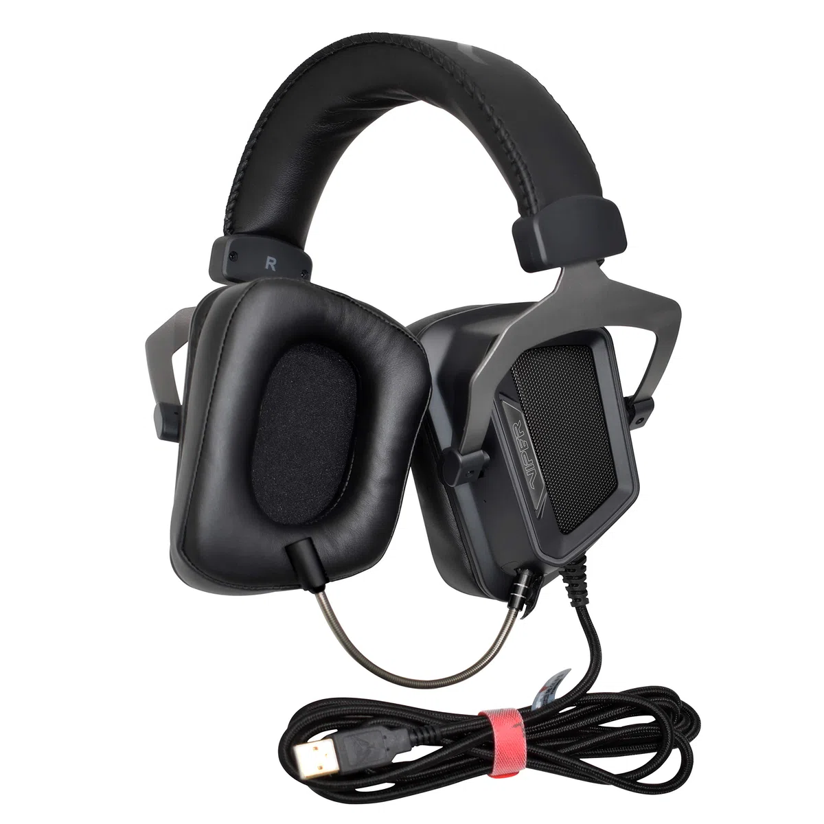 Patriot Memory Viper V380 Cuffia Gaming con microfono ENC Retroiluminazione RGB Suono Surround 7.1 Connettore USB - PV3807UMXEK