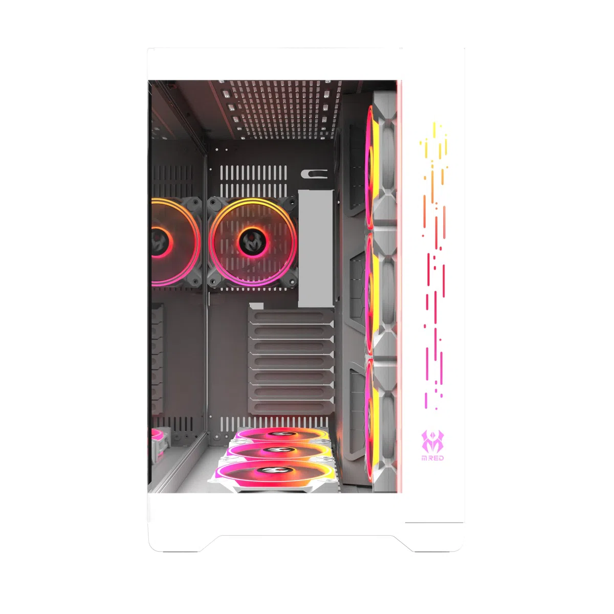 Mred - Pc Gamer Atx - White Rgb Crystal Sea
