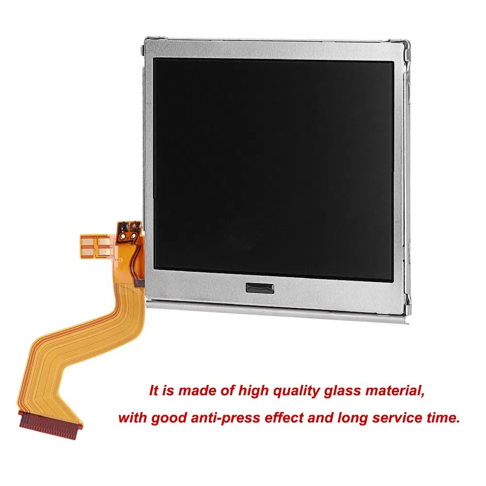 VBESTLIFE Display di Ricambio per NDSL, LCD Glass ricambi di Superiore/Inferiore dello Schermo per NDSL (Schermo Superiore)