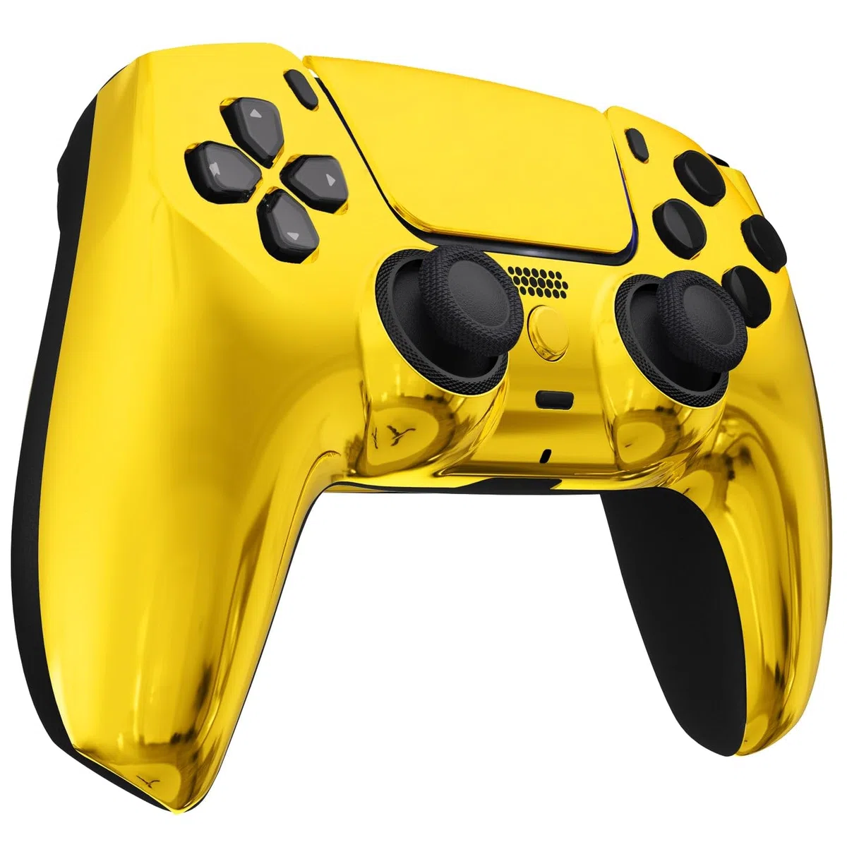 MODDEDZONE Controller personalizzato serie M per PS5 - Design personalizzato wireless di qualità OEM per controller Playstation 5 - Stili diversi e unici per giochi migliorati (oro cromato)