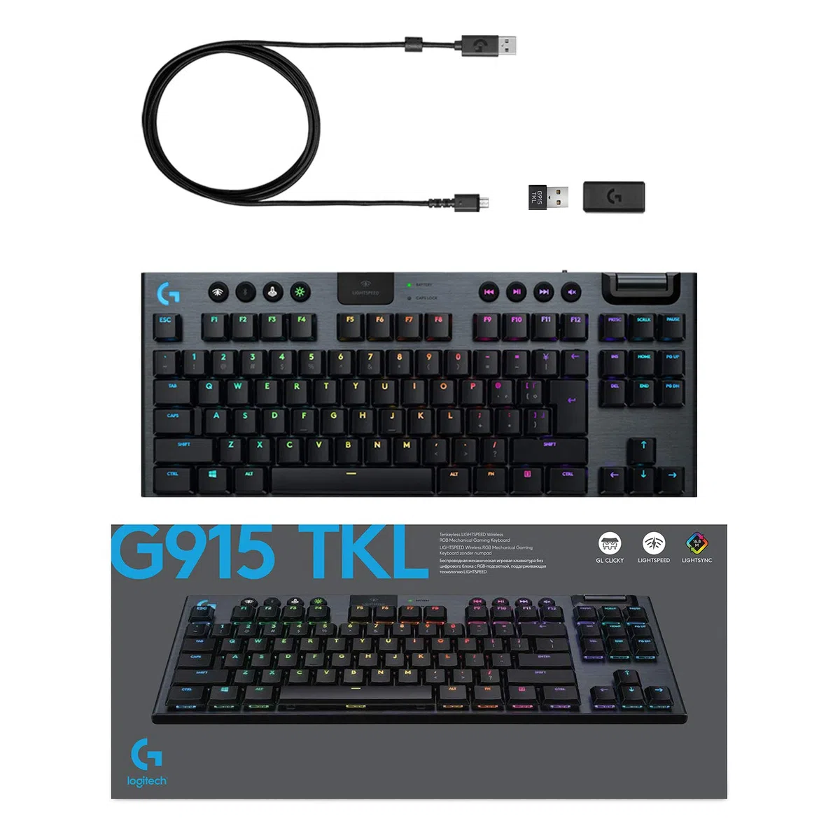 logitech G aming Keyboard G915 TKL Nero (layout spagnolo)