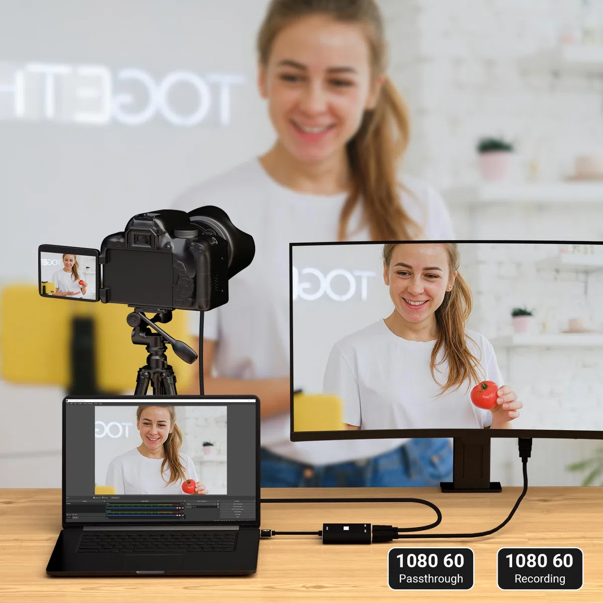 August VGB500 HDMI Capture Card – USB 3.0 Full HD 1080p 60FPS – Perfetto per YouTube Twitch Mixer – Plug & Play – Cattura, registrazione e streaming PS4, Xbox One e Nintendo Switch per PC, Mac e Linux