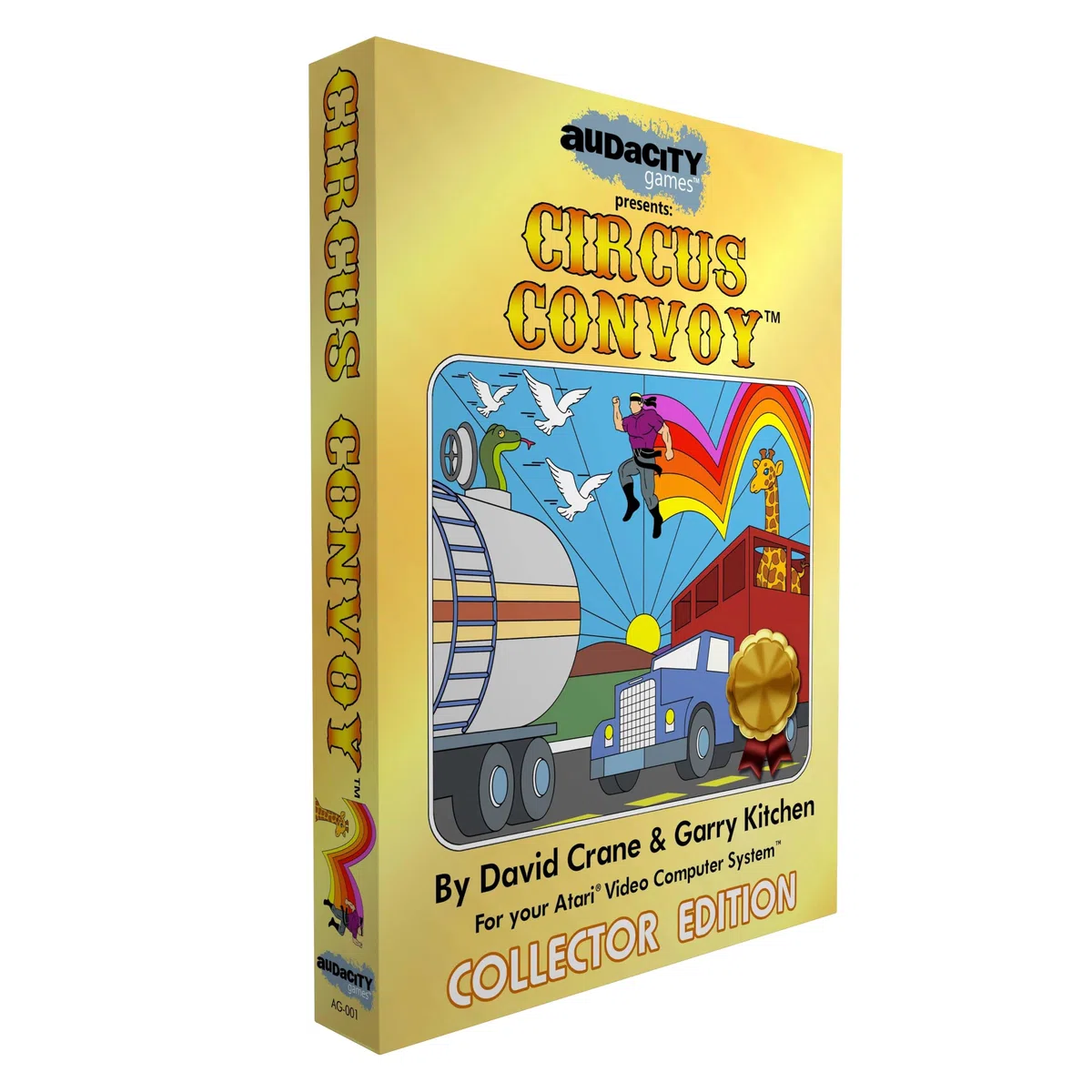 Circus Convoy - Cartuccia di gioco Atari 2600, 7800+ dai leggendari creatori di Pitfall e Keystone Kapers. Collezione sigillata in fabbrica per gli appassionati di Atari Retro Games.