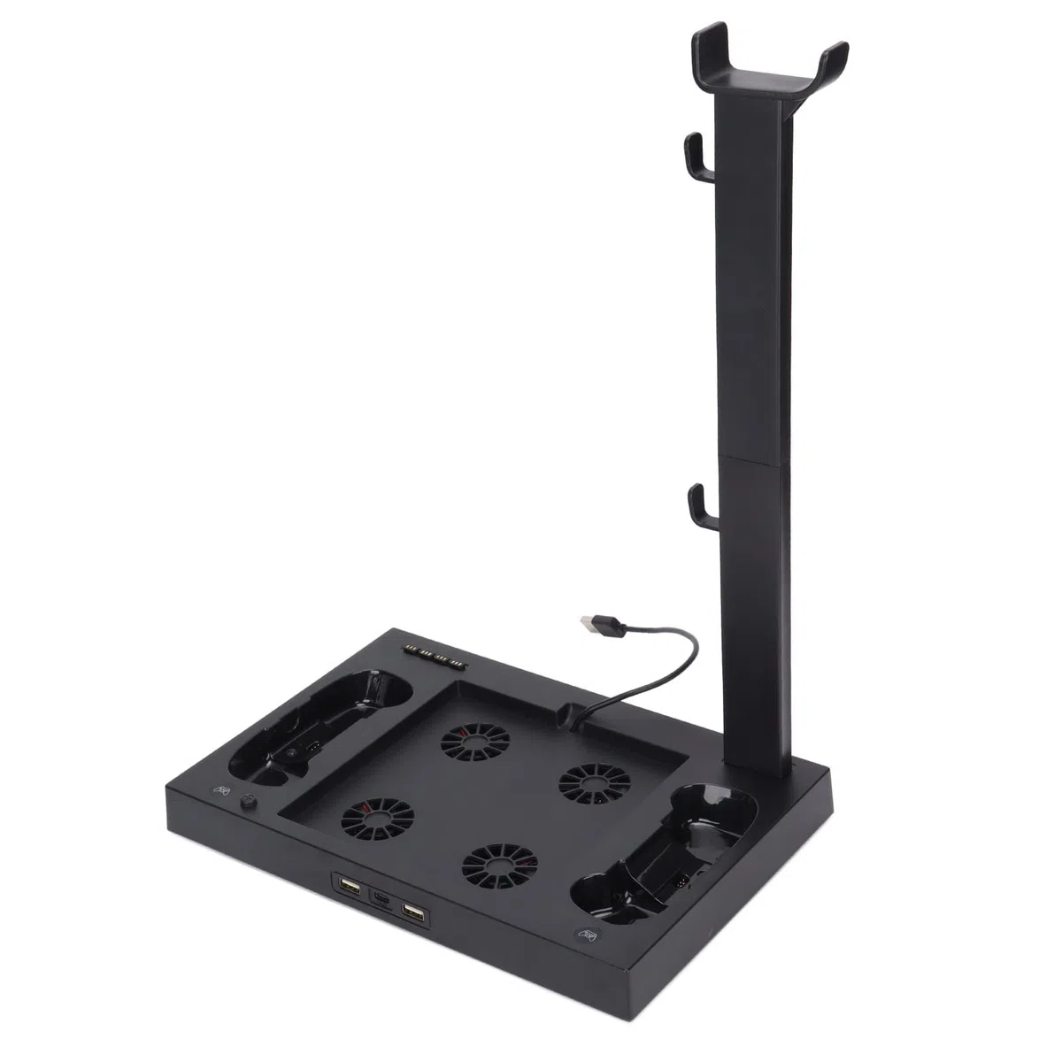 Taidda Console Serie X Supporto di Raffreddamento per Dissipazione Rapida del Calore per Base Ventola di Raffreddamento Multifunzionale, Doppia Ricarica per Giocatori con Indicatore LED,