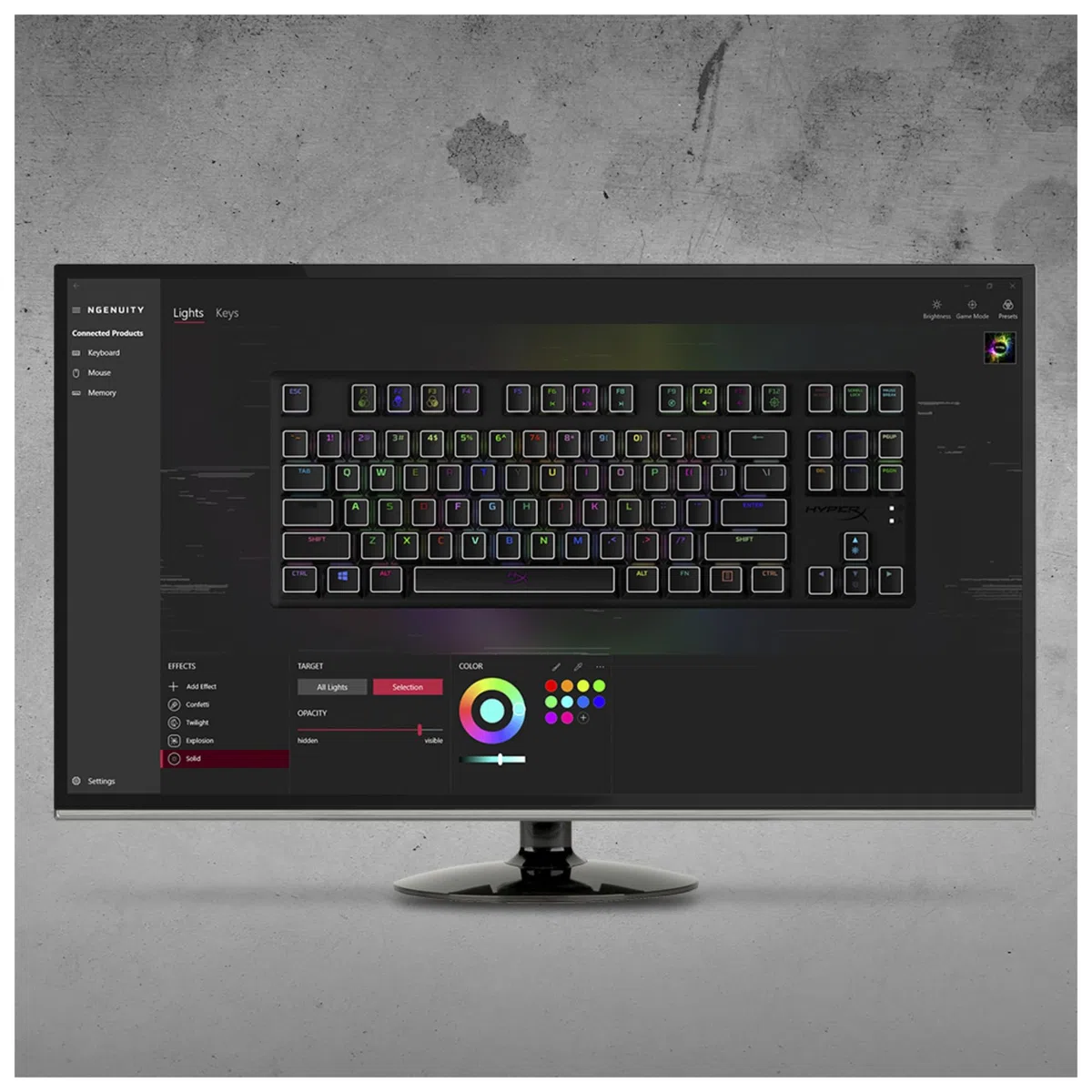 HyperX Alloy Origins Core – Tastiera Gaming Meccanica RGB, Tenkeyless, Switch HyperX Red (QWERTZ)