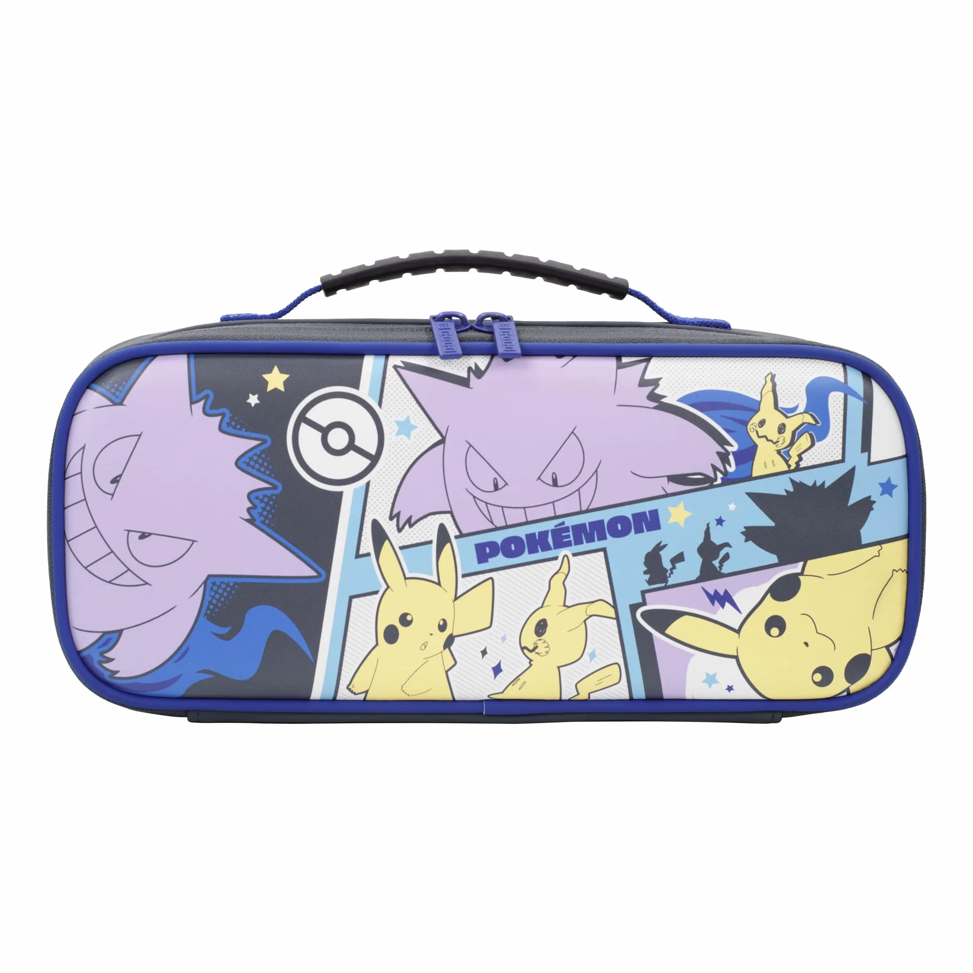 HORI Nintendo Switch Custodia Cargo Compact (Pikachu, Gengar e Mimikyu) - Custodia da viaggio compatibile con Split Pad Compact - Licenza ufficiale Nintendo e Pokémon