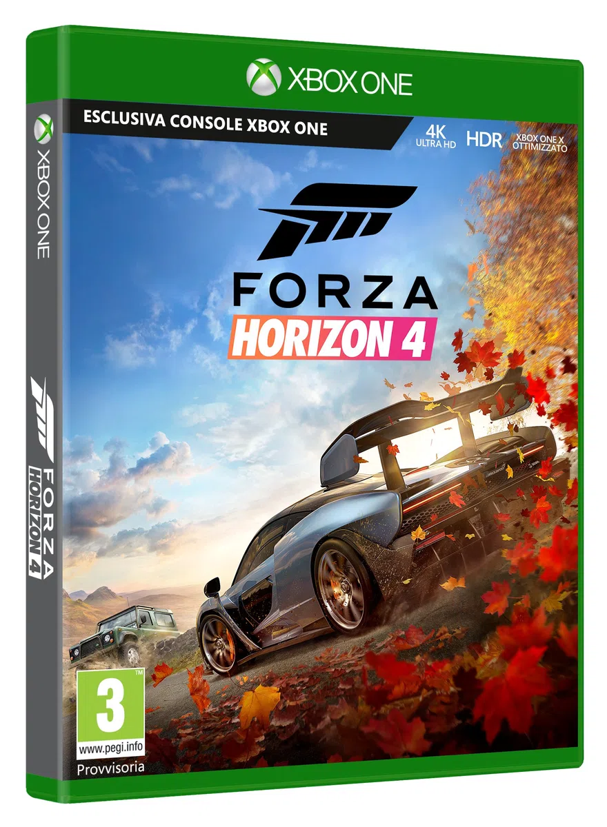 Forza Horizon 4 Edizione Standard, Pegi 3, Xbox One, 4K UKTRA HD, HDR, Microsoft