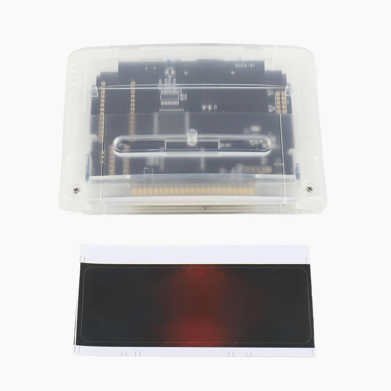 Acouto Cartuccia di Gioco Professionale 3000 in 1 Scheda di Memoria da 8 GB Multifunzionale Ad Alta velocità per per Console di Gioco SFC Viola Trasparente con Classico Innovativo Compatibile per