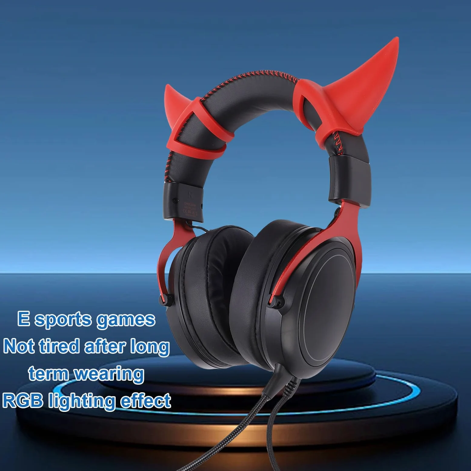 Julihai Cuffie da Gioco Cuffie Over-ear Cablate per PC con Luce RGB e Cancellazione del Rumore per Un'esperienza di Gioco Coinvolgente (#2)