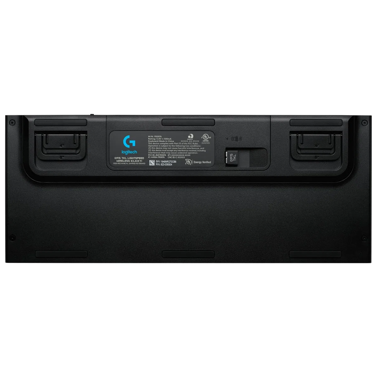 Logitech G915 TKL Tenkeyless LIGHTSPEED RGB Tastiera meccanica da gioco per PC portatile Switch a basso profilo, LIGHTSYNC RGB Wireless, funzione Bluetooth, nero