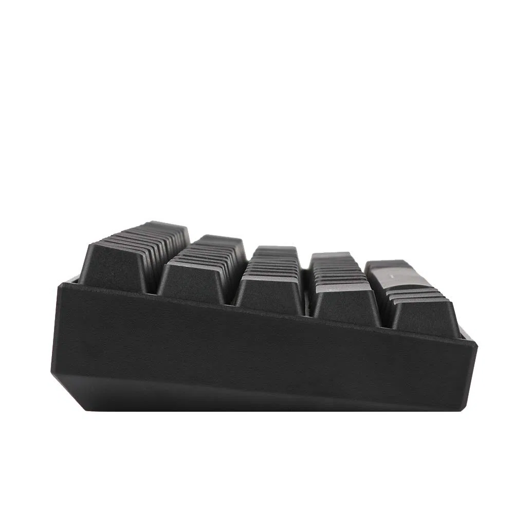 Epomaker Anne Pro2 Tastiera da Gaming 60% con RGB Retroilluminata, Programmabile Tastiera Bluetooth, PBT Keycaps, NKRO, QWERTY (Cherry Red Switch, Black)