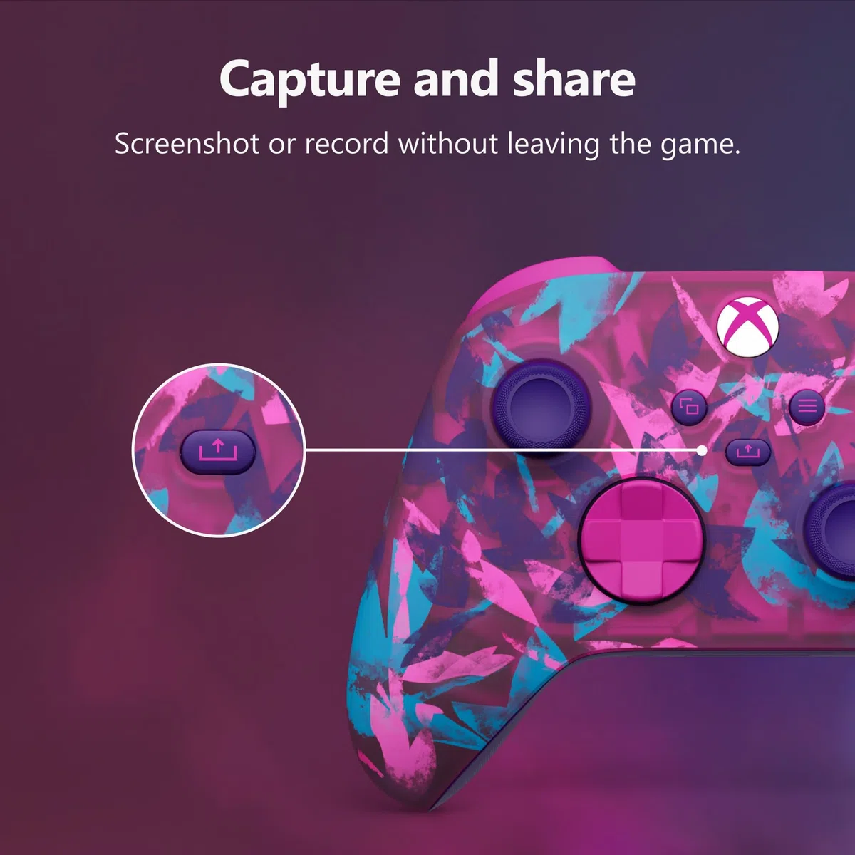 Xbox Wireless Controller Heart Breaker Special Edition - Wireless & Bluetooth Connectivity - New Hybrid D-Pad - New Share Button - Featuring Textured Grip