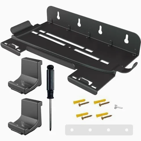 Supporto di ricarica per gamepad da parete con gancio per cuffie, organizer per controller di gioco per una configurazione ordinata e salvaspazio in qualsiasi stanza da gioco