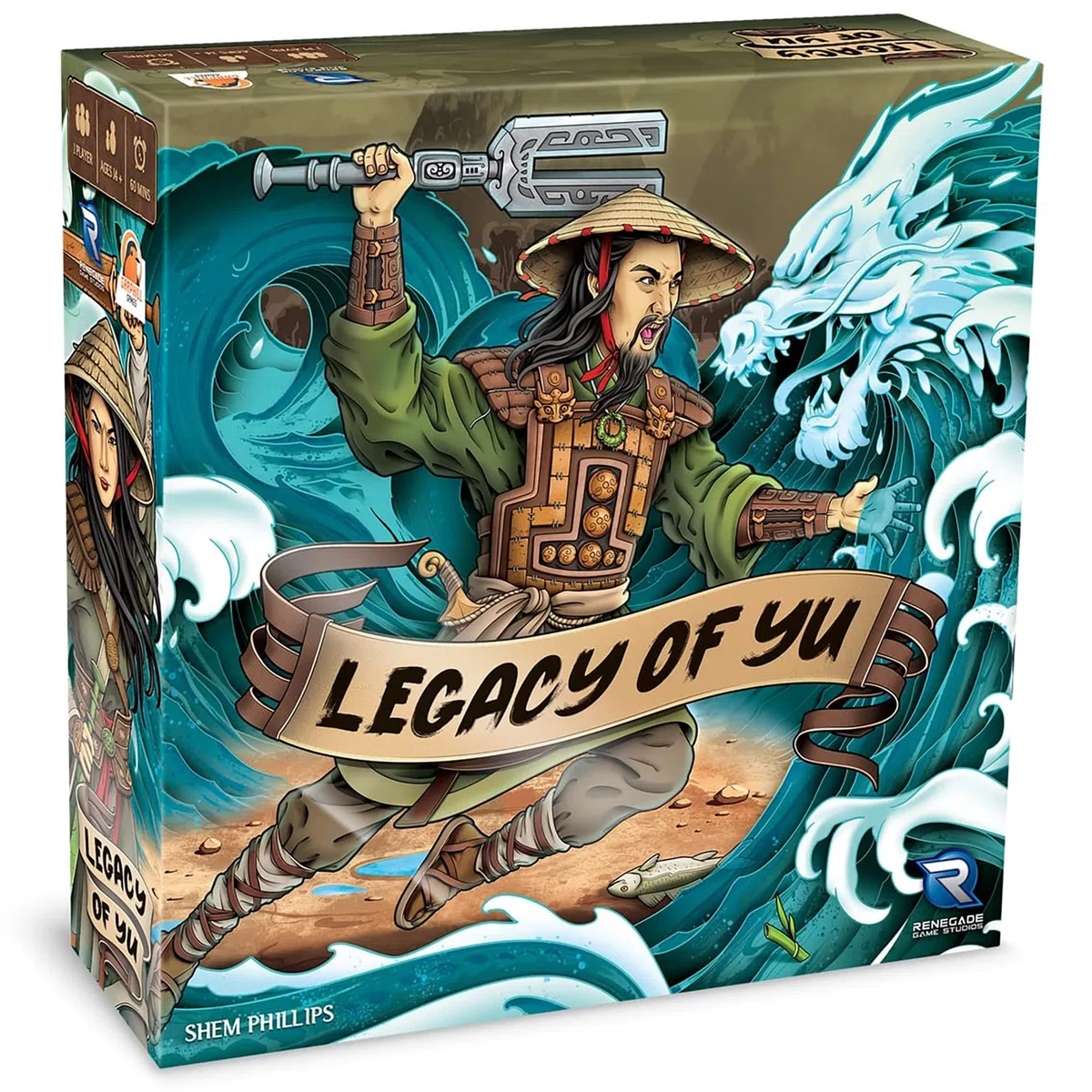 Renegade Game Studios | Legacy of Yu | Gioco di strategia | Età 14 Plus | 1 giocatore | Tempo di gioco: 60 minuti