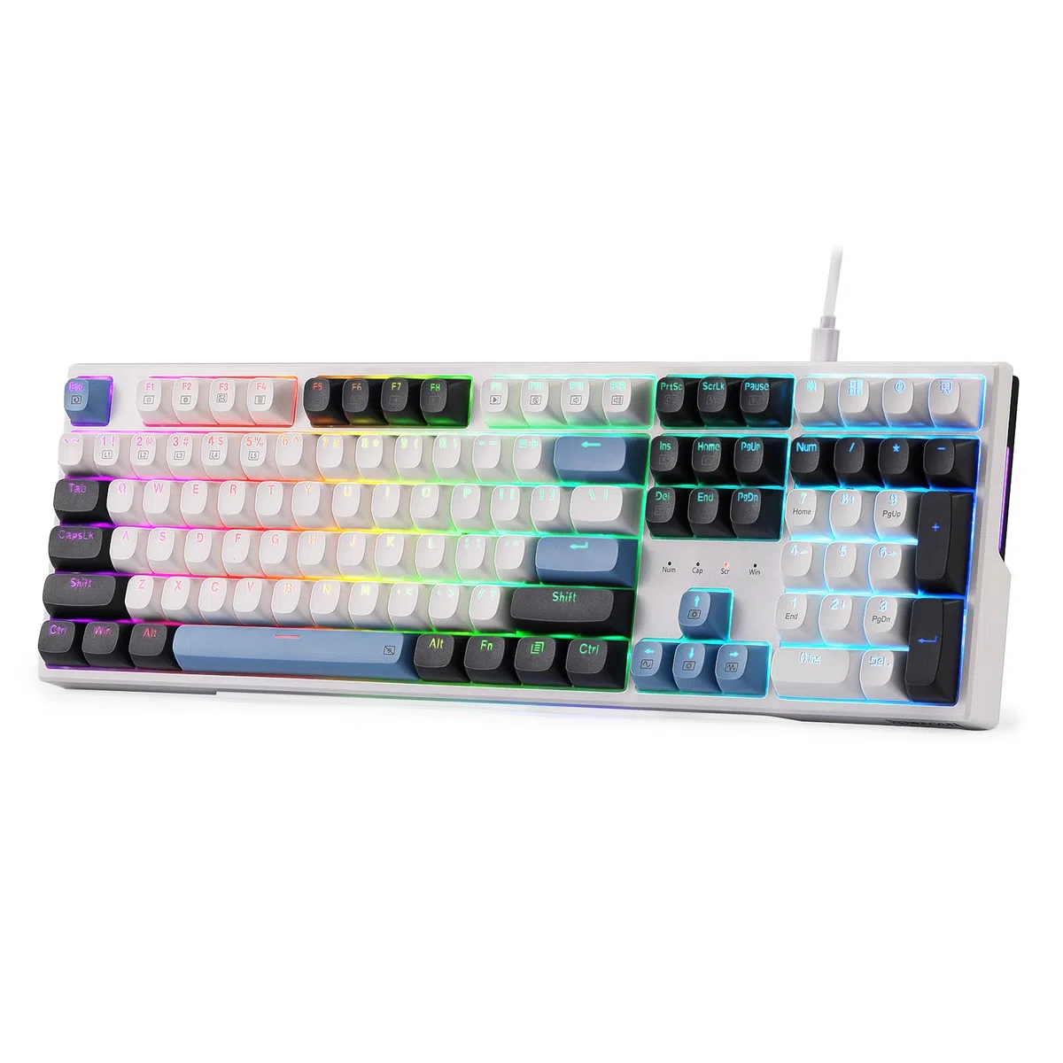 Redragon K668 Tastiera Gasket RGB HotSwap 108 Tasti Meccanica PC Gioco | 4 Tasti Scelta Rapida Schiuma Fonoassorbente Tasti Extra per PC Gioco Layout Italiano