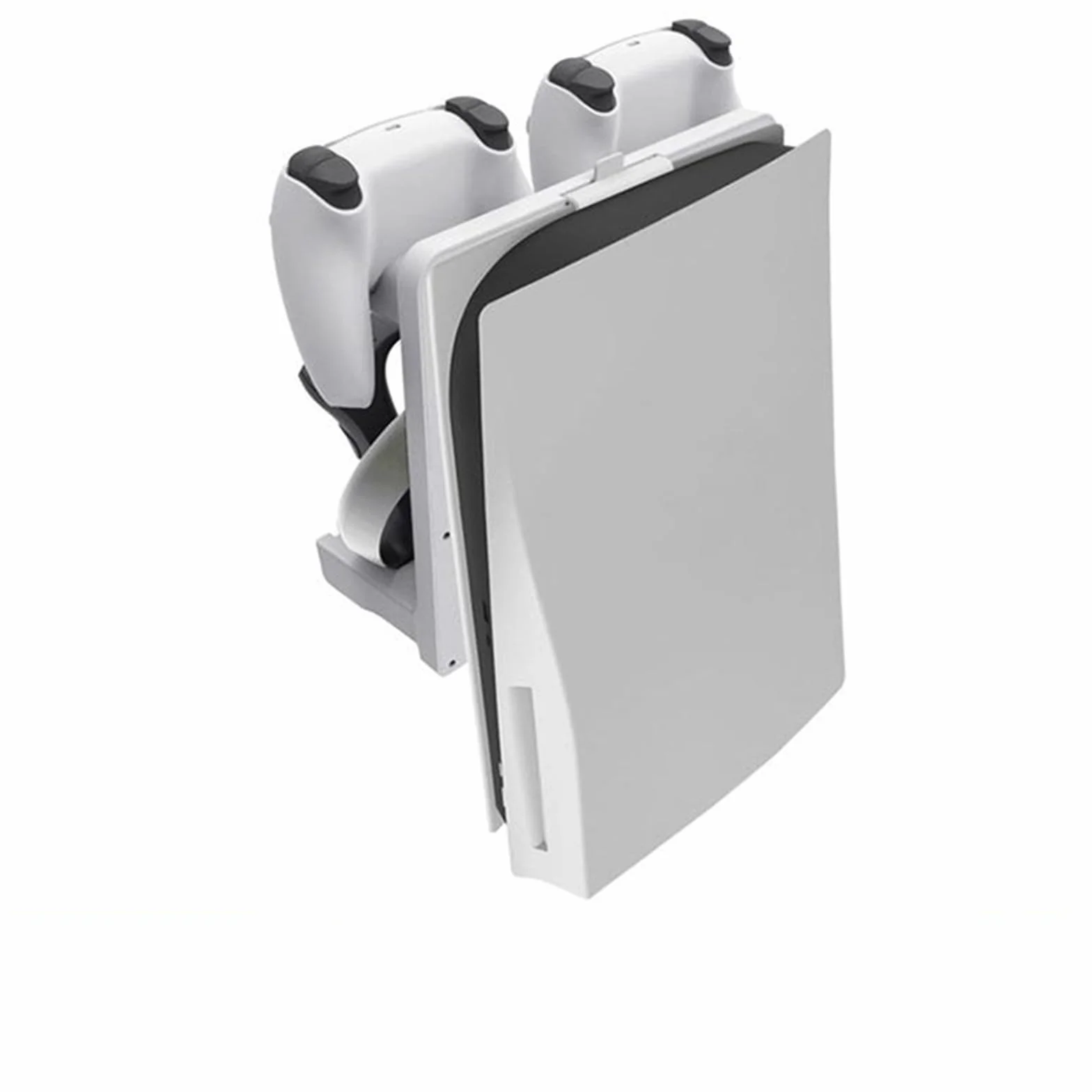 LYL Supporto da Parete per Stazione di Ricarica per Controller PS5 e PSVR 2 - Dock Controller e Cuffie - Ricarica Rapida e Verticale - Montaggio a Parete