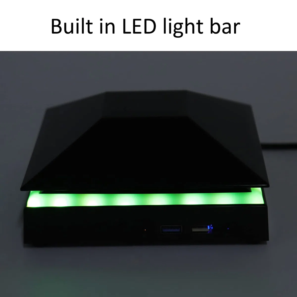 Ventola di Raffreddamento per Series X, 12W 3 Velocità del Interruttore Tattile Console Regolabile Ventola di Raffreddamento a Prova di Polvere con Luci a LED Porte