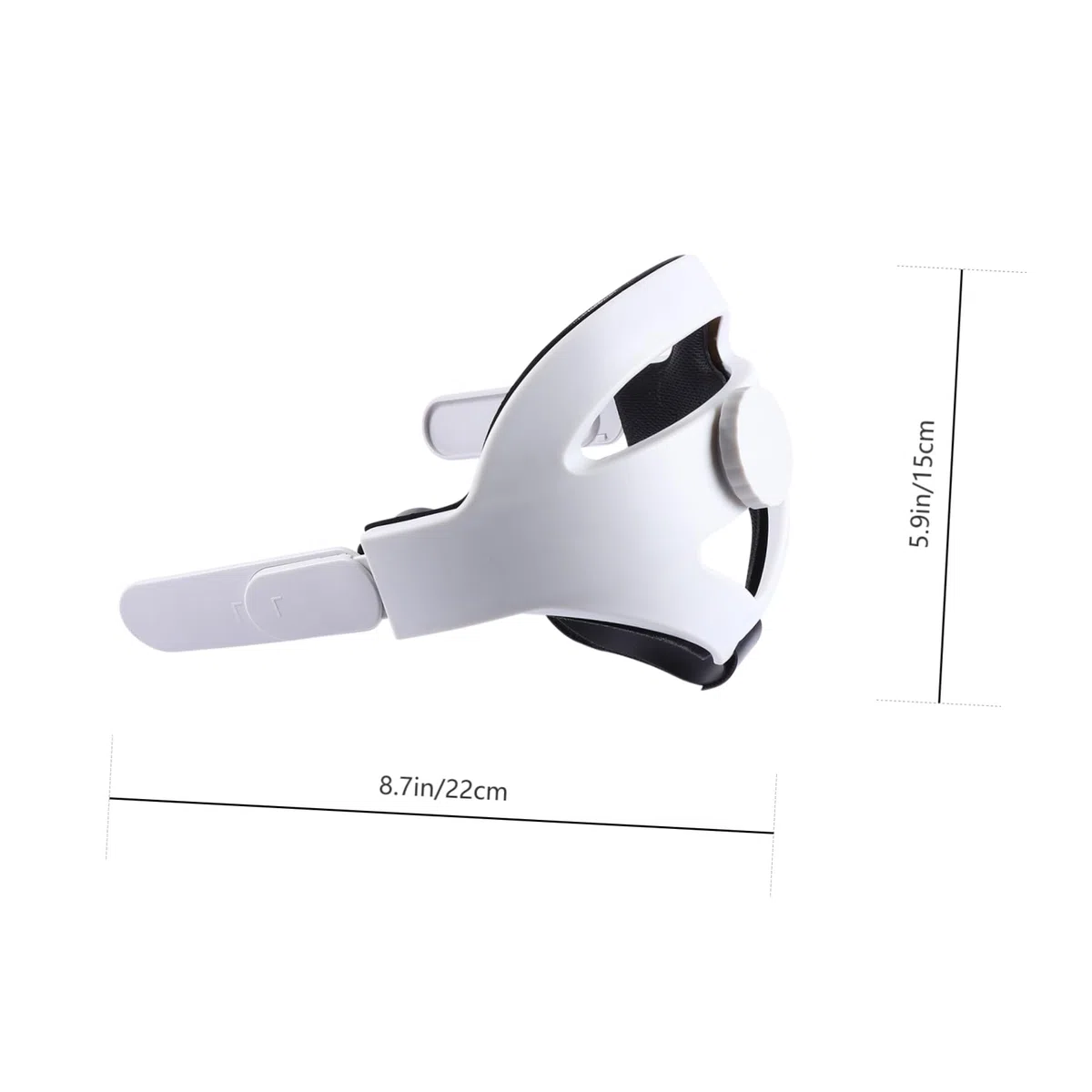 Cinturino per Testa per Visore Vr Regolabile Compatibile con Visori di Seconda Generazione Cuscinetto per Testa Antiscivolo Fascia Protettiva