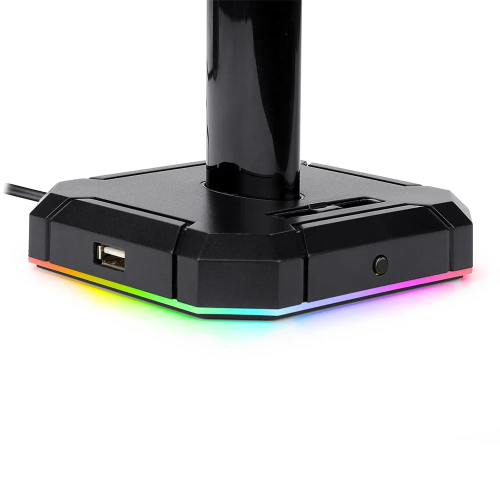 Redragon - Supporto per cuffie Scepter-Pro (HA300) Retroilluminazione RGB con 4 porte USB