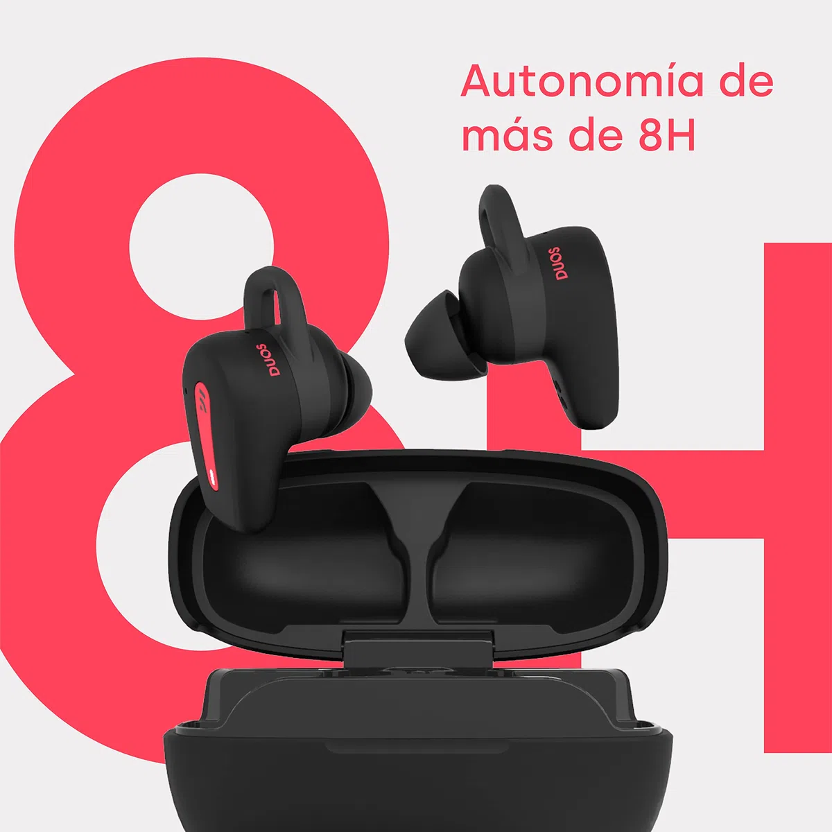 Remotto Duos - Cuffie senza fili con oltre 8 ore di durata della batteria - Compatibili con PS4 e PS5 - Cuffie da gioco con microfono e cancellazione del rumore - Connettività Bluetooth
