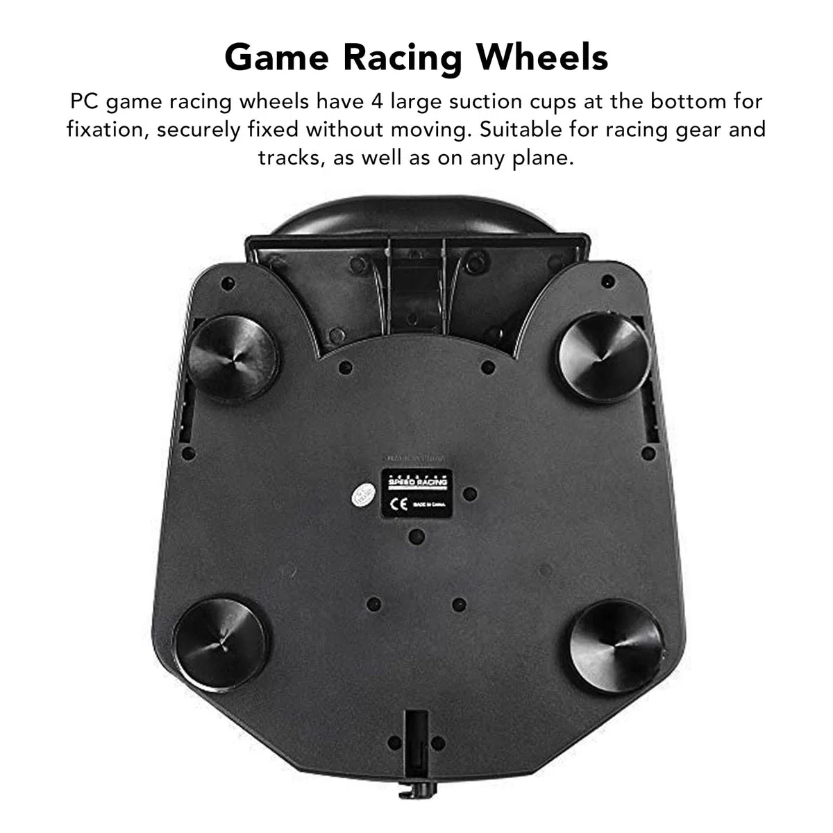 Luqeeg Volanti Corsa per Giochi, Volante per PC con Pedali, Volante da Gioco con Rotazione 180 Gradi Volante per Giochi da Corsa Accessori Videogiochi per 360 PC per per Switch