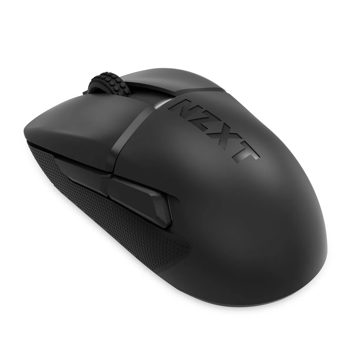 NZXT Lift Elite Wireless Gaming Mouse – Ultra leggero 57 g – 4K/8K Polling Rates, Switch ottici, Sensore ottico 26K DPI – Lunga durata della batteria – Grip laterali in gomma – Nero