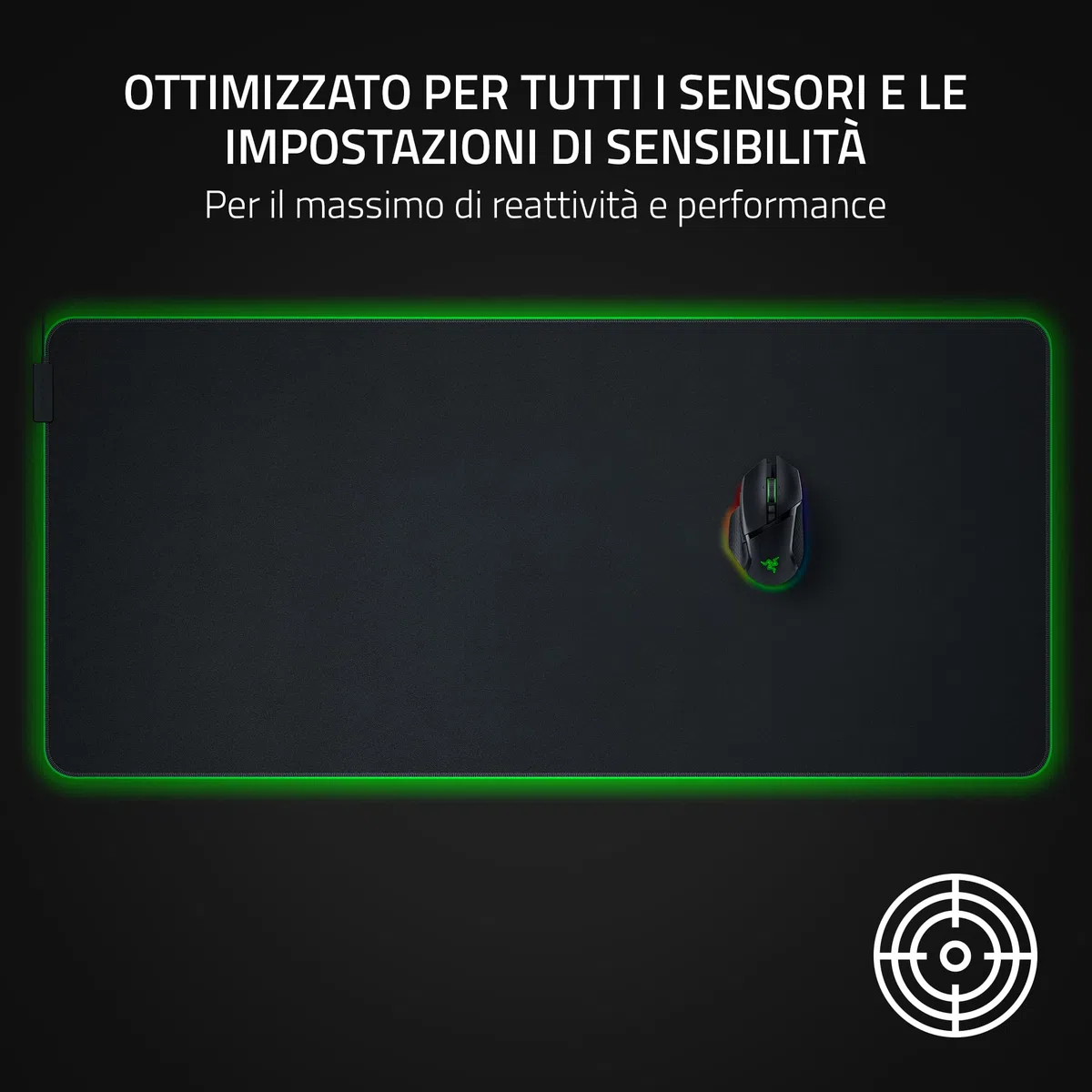 Razer Goliathus Chroma 3XL - Tappetino morbido per mouse da gioco (Superficie in tessuto microtesturizzato, Razer Chroma RGB, Ottimizzato per tutte le impostazioni di sensibilità e i sensori) Nero