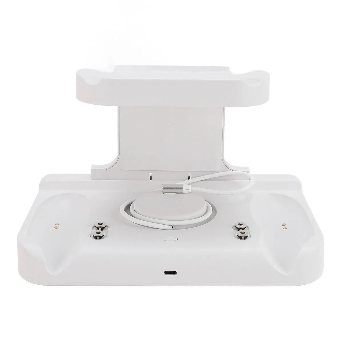 Stazione di Ricarica per Dispositivi Multipli, Cuffia Magnetica USB C VR PD 18W e Supporto di Ricarica per Controller, Dock di Ricarica con Luce RGB per 3S (Spina europea)