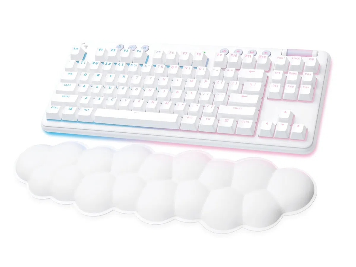 LOGITECH - GAMING DEVICES Tastiera da Gioco Wireless - off White - DEU - Central