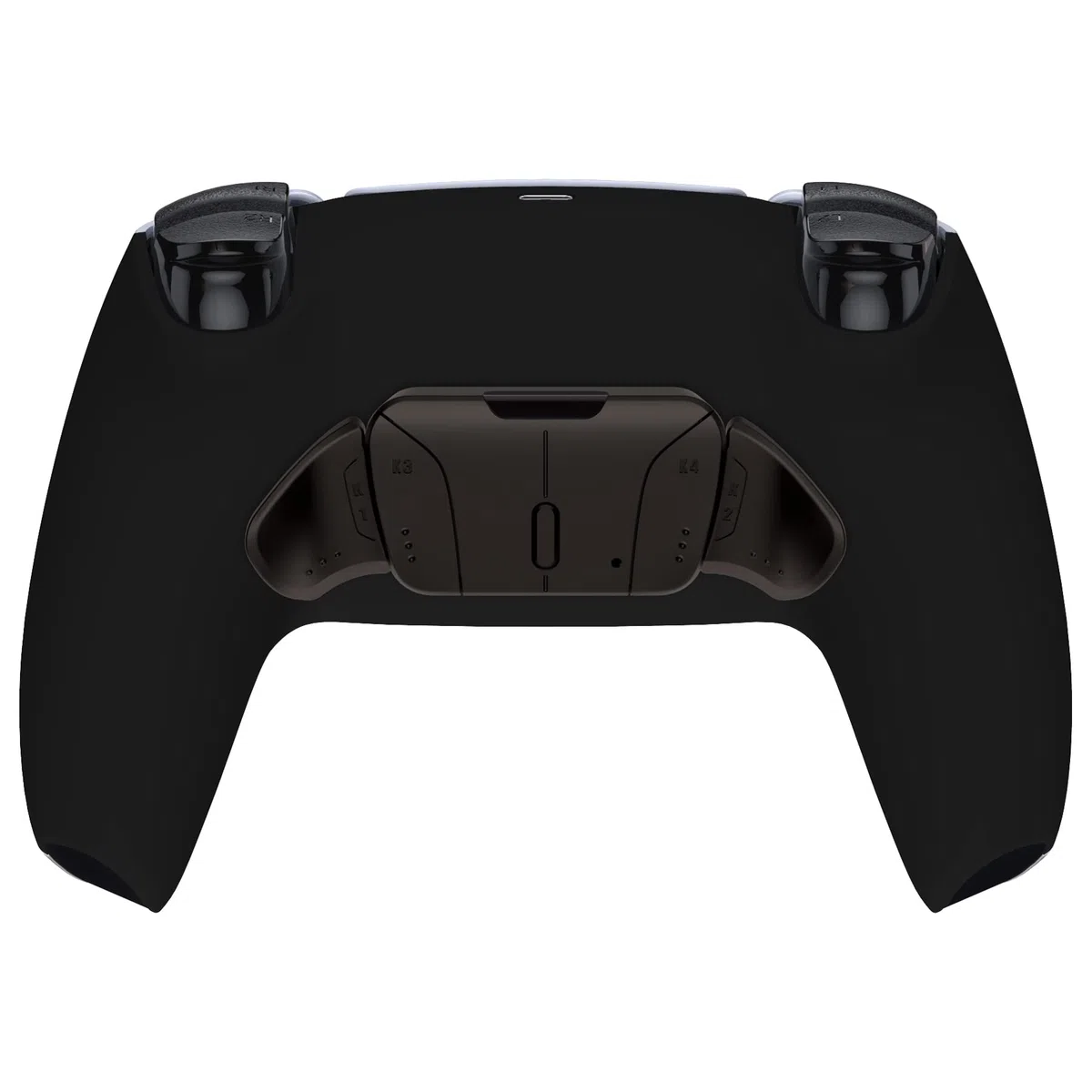 eXtremeRate Rise4 V3 Remap Kit Programmabile per ps5 Controller BDM-030/040/050,4 Palette Metallo Back Button Paddles,Tasti Aggiuntivi Cover Posteriore per ps5 Joystick-Nero