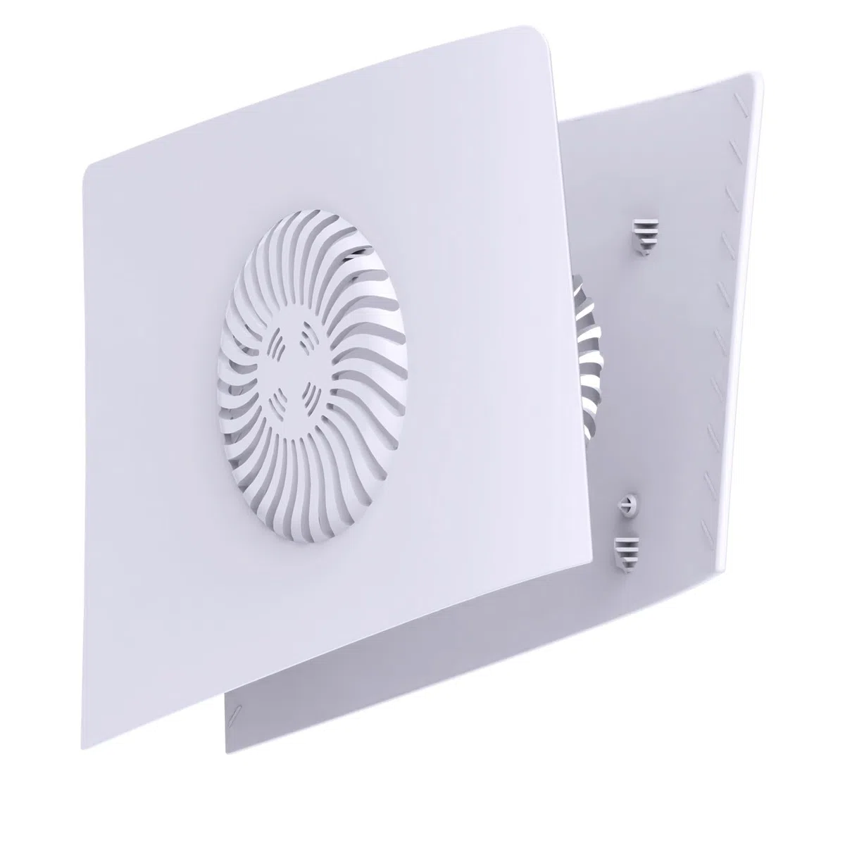 Piastre di Copertura Frontalino per PS5 Pro Console, Guscio Laterale di Ricambio Mezza Coperchio Superiore Destro e Sinistro con Prese D'aria Accessori per PS5 Pro Digital/Disc Edition