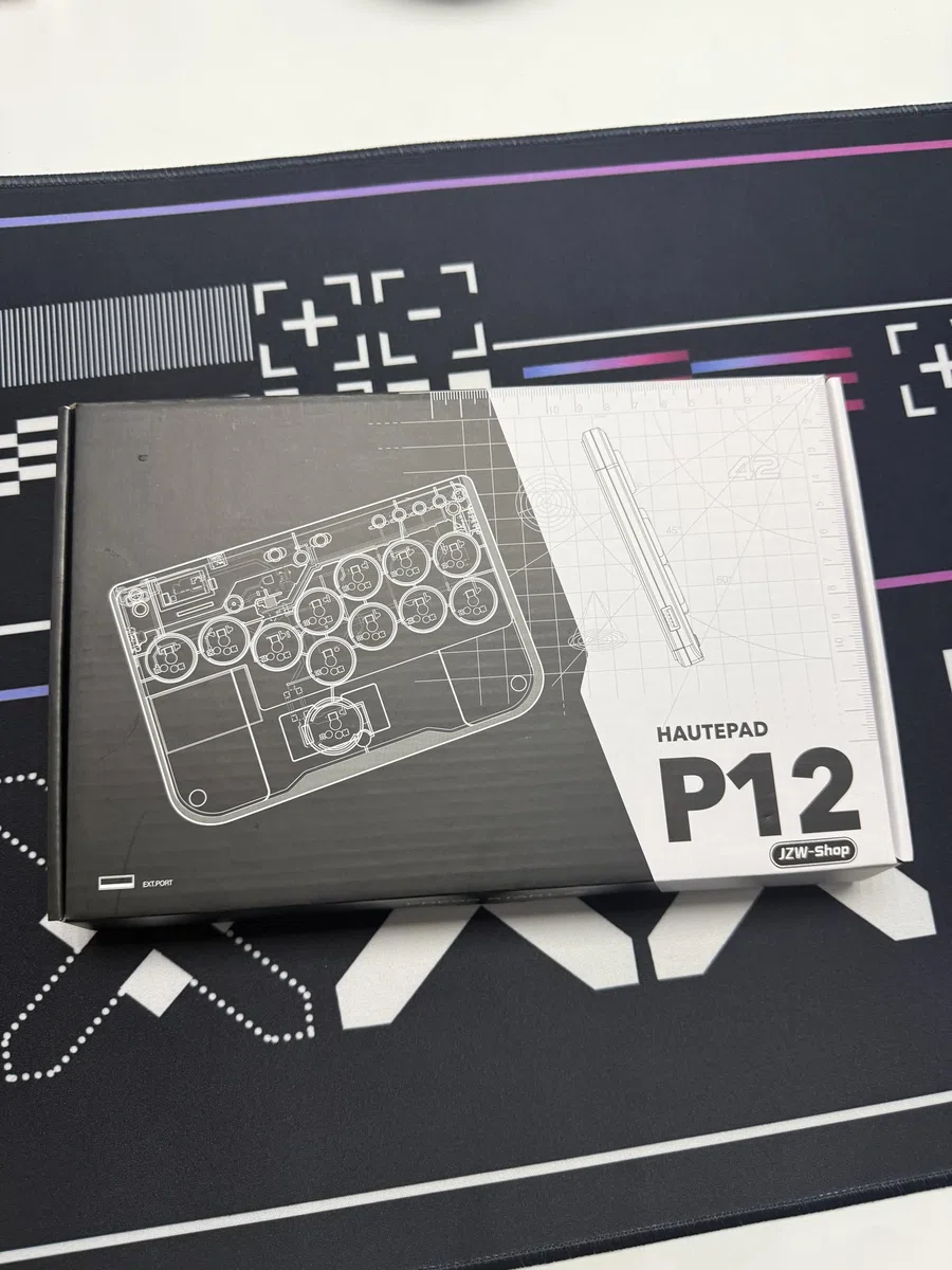 Arcade Stick,P12 controller arcade con tutti i pulsanti con Turbo e RGB personalizzato, tastiera da gioco Arcade Fight Stick per Switch/PC/PS4/PS3, hot swap e supporto SOCD (P12EU)