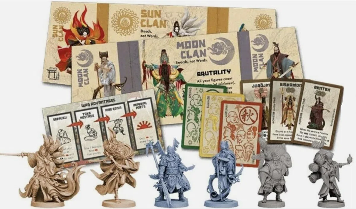 Asmodee Rising Sun - Invasione dinastica, espansione, gioco di strategia, tedesco